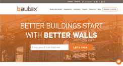 Desktop Screenshot of bautexsystems.com
